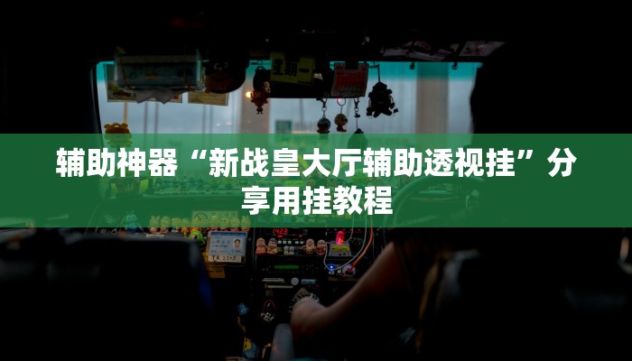辅助神器“新战皇大厅辅助透视挂”分享用挂教程