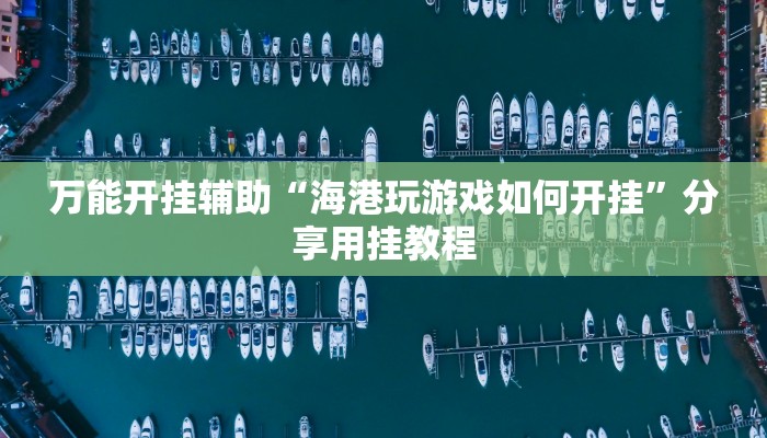 万能开挂辅助“海港玩游戏如何开挂”分享用挂教程