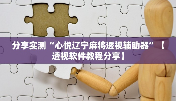 分享实测“心悦辽宁麻将透视辅助器”【透视软件教程分享】